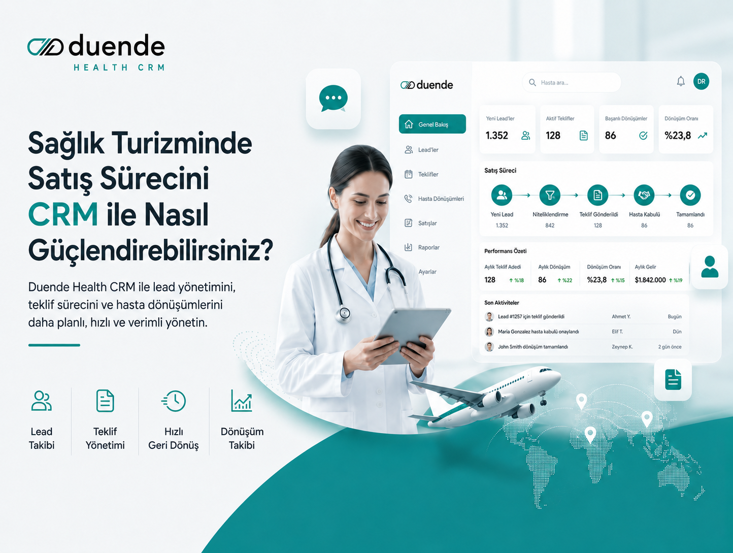 Sağlık Turizminde Satış Süreci CRM ile Nasıl Güçlenir?