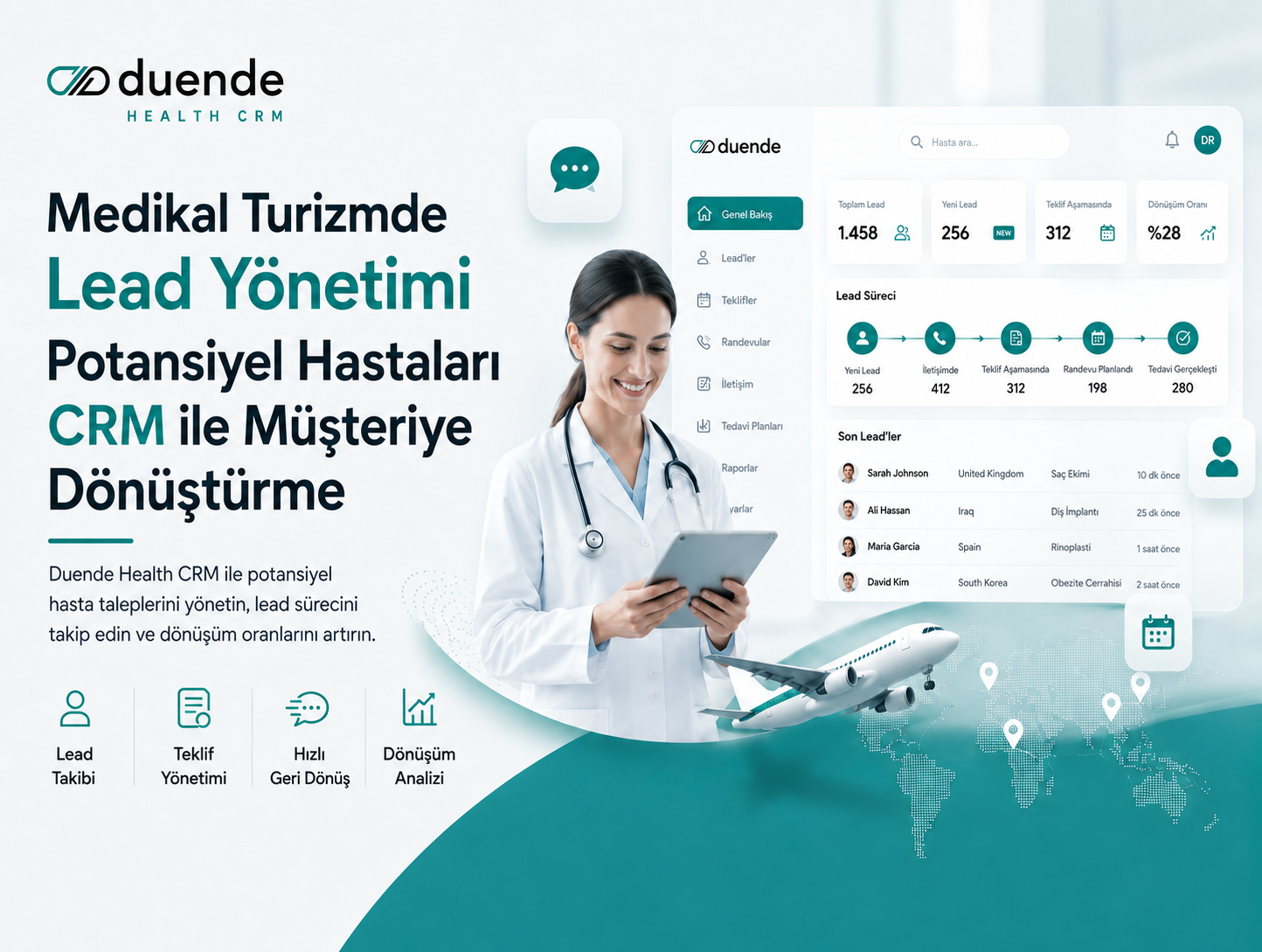 Medikal Turizmde Lead Yönetimi ve Potansiyel Hasta Takibi