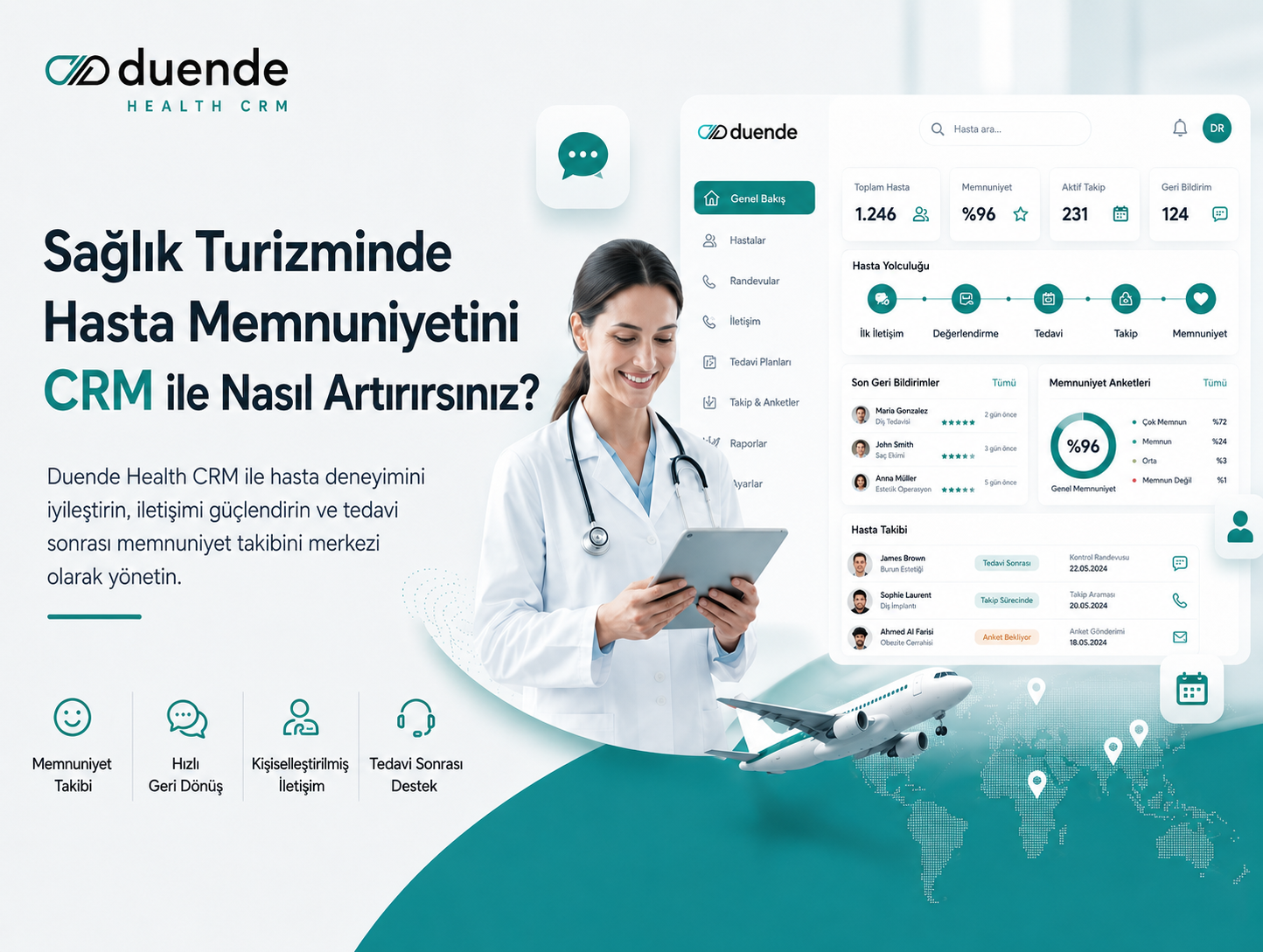 Sağlık Turizminde Hasta Memnuniyetini CRM ile Artırmak